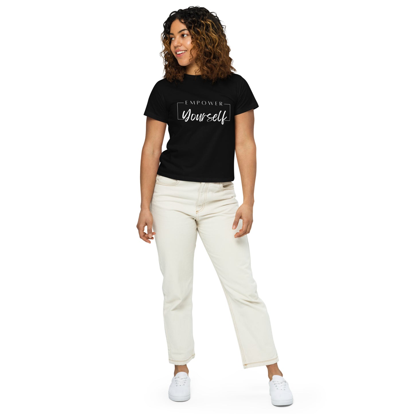 Women’s high-waisted t-shirt